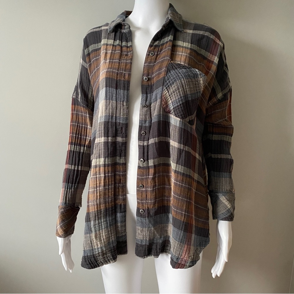 Beautiful Vintage Free People Flannel